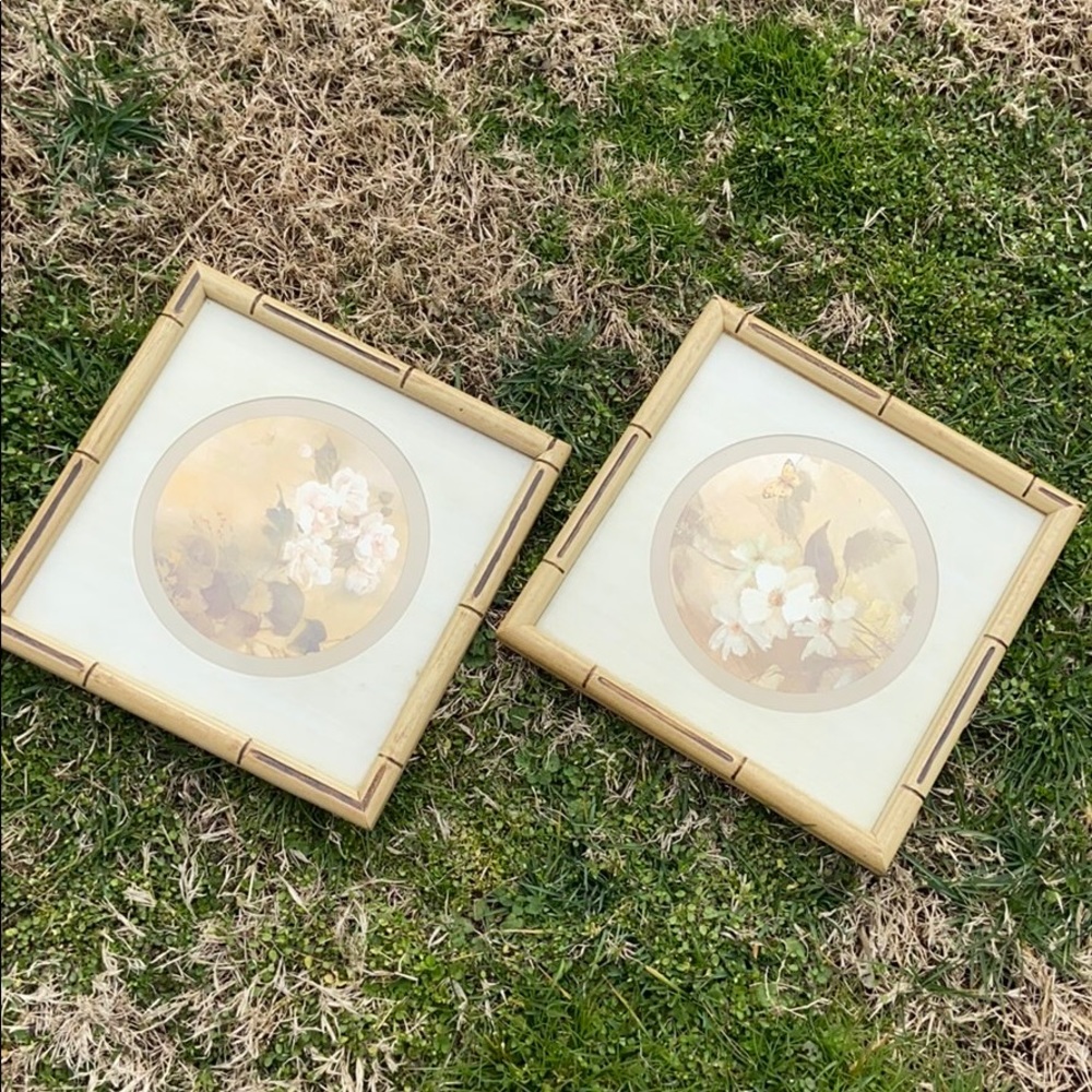 2 piece set pictures of roses